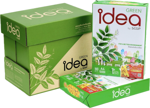 กระดาษ IDEA GREEN A4 80 แกรม (กล่อง)